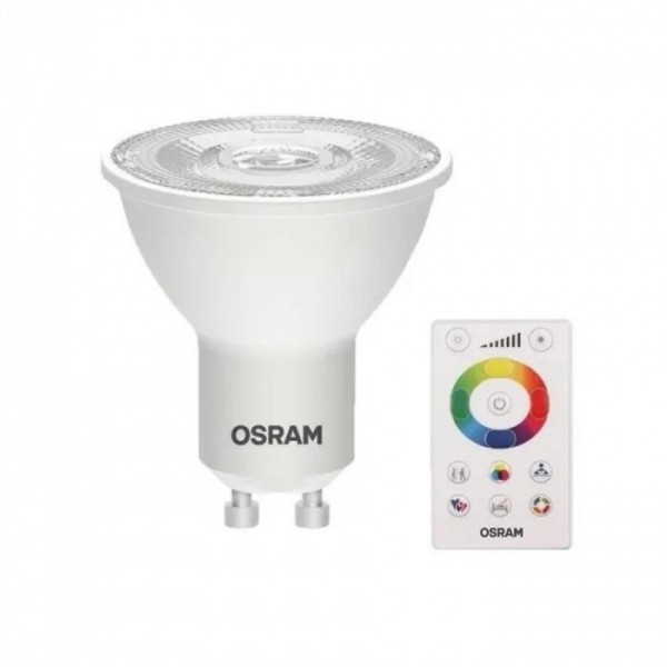 Lâmpada LED PAR16 RGBW 4.5W BIV GU10 - Ledvance